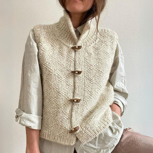 Naomi - Sleeveless knit jacket