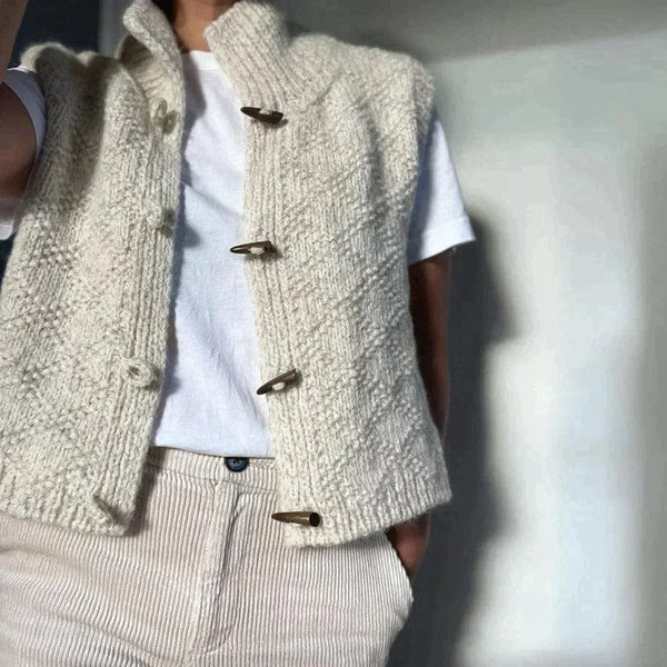 Naomi - Sleeveless knit jacket