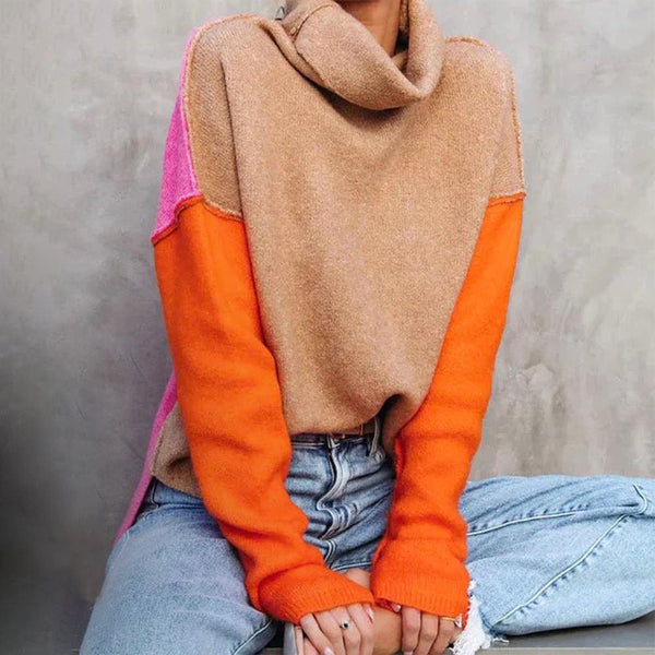 Mia - Breathtaking Color Block Sweater