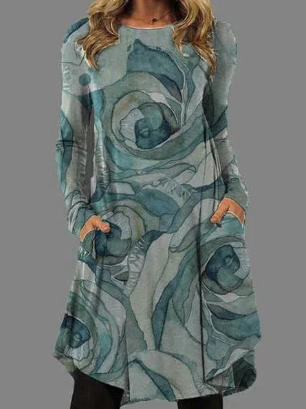 Alona® | Elegant boho dress with long sleeves