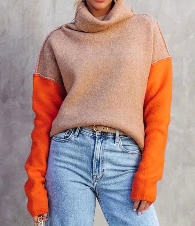 Mia - Breathtaking Color Block Sweater
