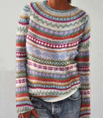 Jessie - Colorful fashion sweater