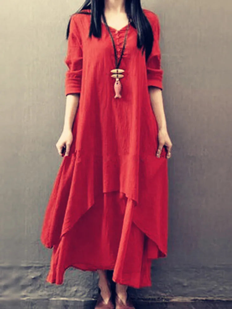 Danica® |Bohemian layered vintage dress