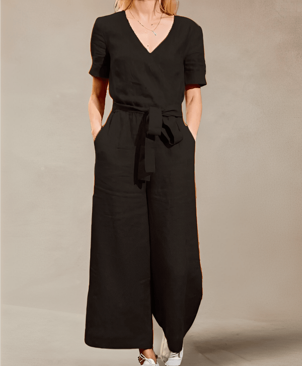 Eva Janssen® - Elegantes Leinenkleid