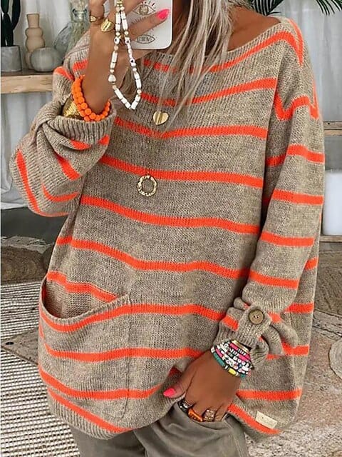 Leonie - Chic Striped Sweater