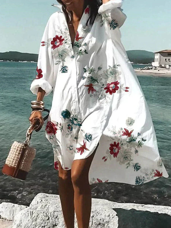 Olivia - Stylish casual dress with floral pattern