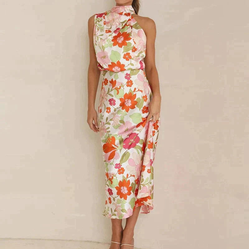 Cynthia® | Flowered cocktail dress