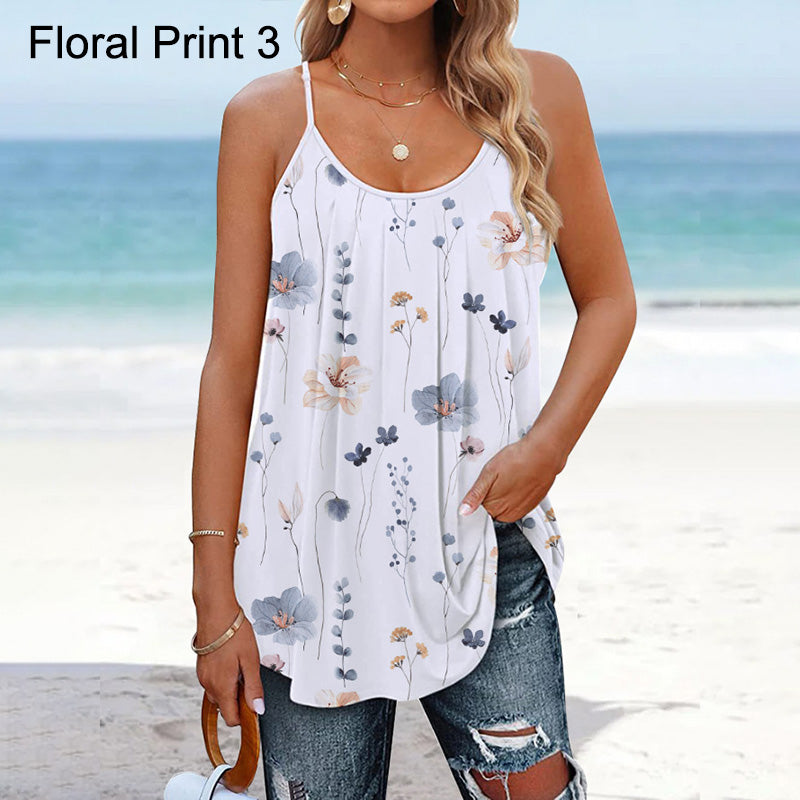 Janice| Women's Casual Round Neck Floral Top